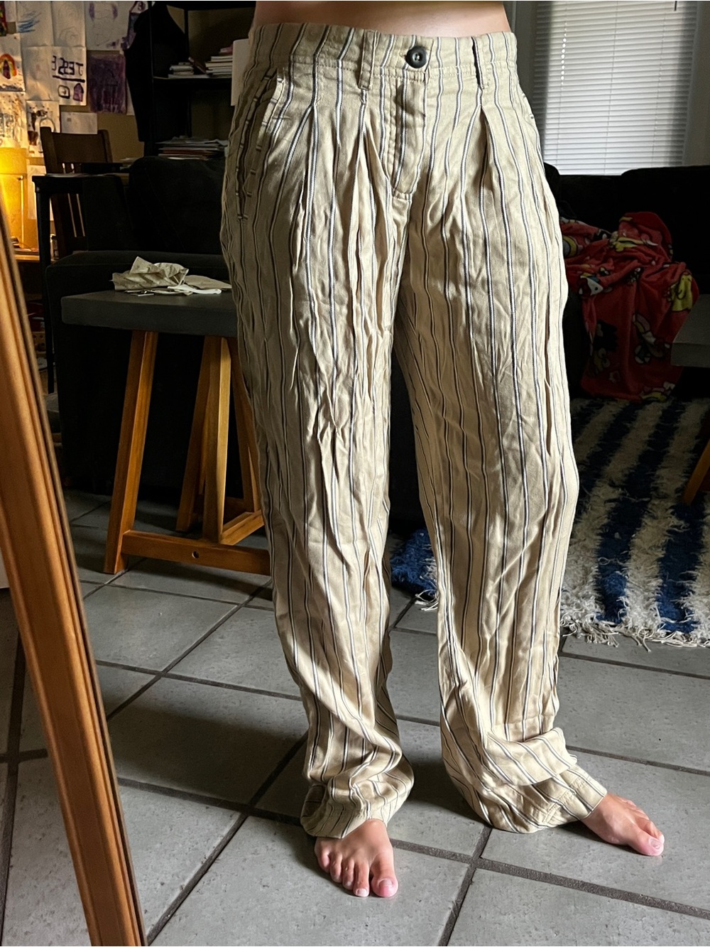 Pleated trousers